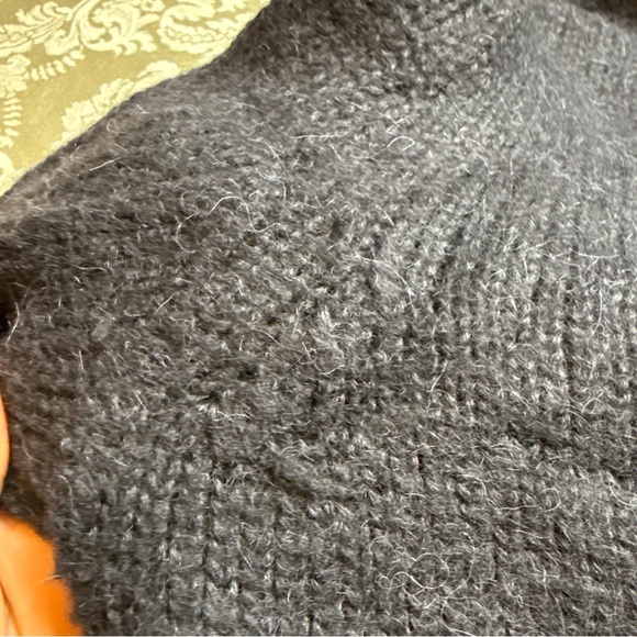 Ann Demeulemeester 100% Alpaca Dual Cowl Neck Zip Cardigan/Jacket Quiet Luxury - Picture 14 of 15